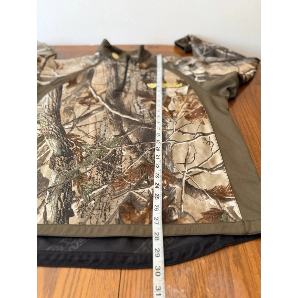 Scent Blocker 1/4‎ Zip Mens Camo Pullover Jacket Size Large